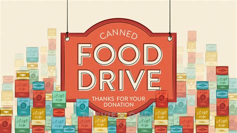 Canned Food Drive - Title Graphics | Igniter Media