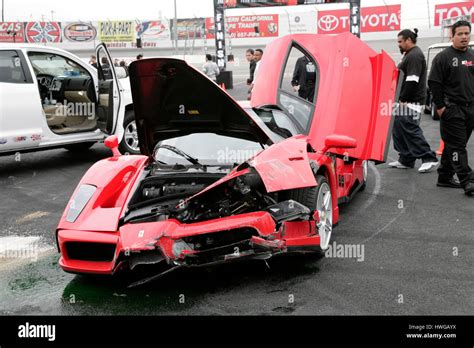 The Remains Of An 1 Million Usd Enzo Ferrari After Eddie Griffin