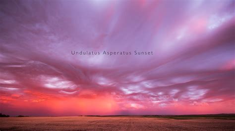 Rare Undulatus Asperatus Sunset