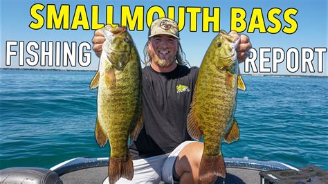 Epic Summertime Smallmouth Bass Fishing On Lake St Clair Must Watch