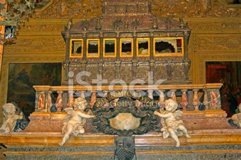 Basilica Of Bom Jesus, Tomb St Francis Xavier, Old Goa. Stock Photo ...