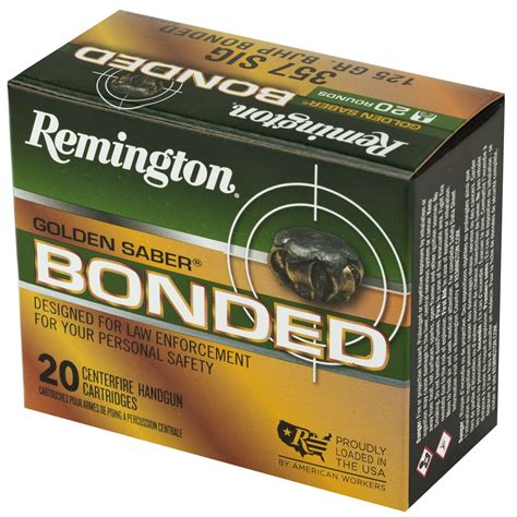 Remington Gsb Sbb Golden Saber Bonded Sig Gr Brass Jacket