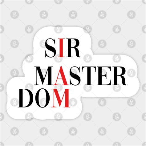 Sir Master Dom Dominator Bondage Perfect Present For Mom Mother Dad