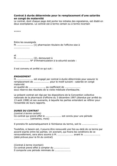 Demande De Cong Maternit T L Chargement Gratuit Documents Pdf Word