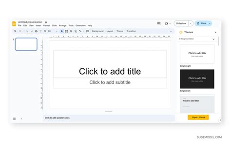 how to add a blank slide in google slides