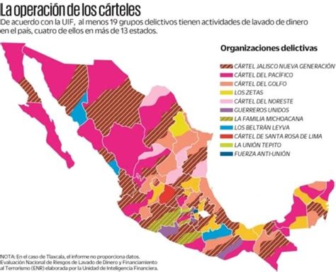 Cárteles Del Narco En México El Mapa De En Dónde Se Encuentran