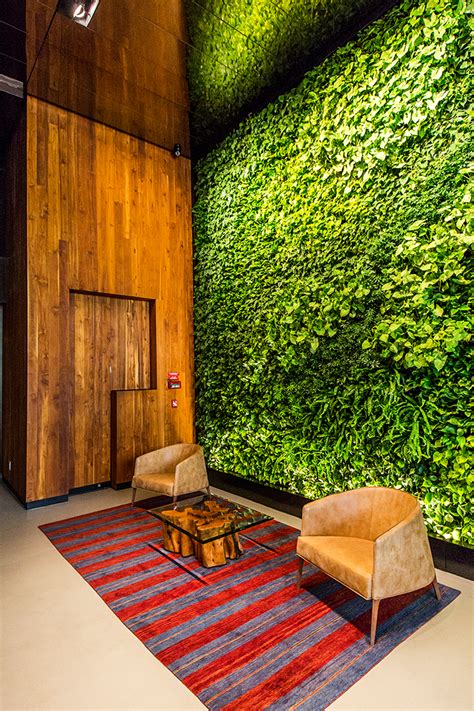 Plants In Wall | Downtown Living Wall Indoor Landscaping