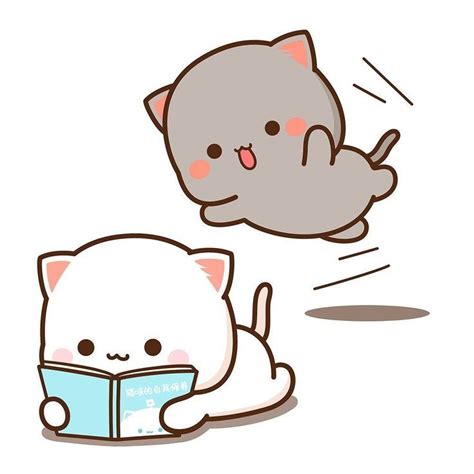 Pin By Pinner On Peach And Goma Cute Anime Cat Cute Cat Cute