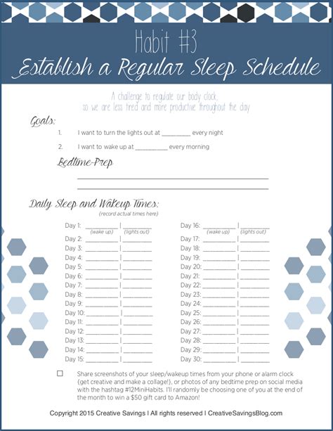 Habit #3: Establish a Regular Sleep Schedule