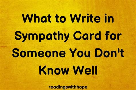 What to Write in a Sympathy Card for a Coworker