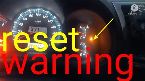 Paano Mag Reset Ng Fuel Indicator Warning Toyota Fortuner Youtube