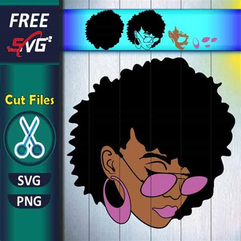 Afro Woman Cap Low Svg Free Free Svg Files