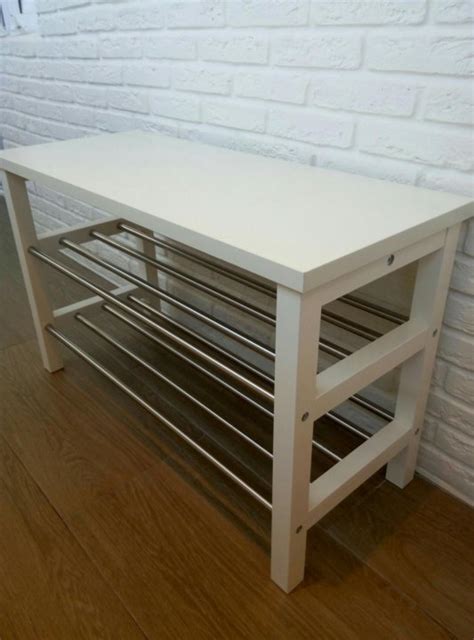 Скамья с полкой для обуви ЧУСИГ （Икеа） – купить в Смоленске, цена 2 999 ...