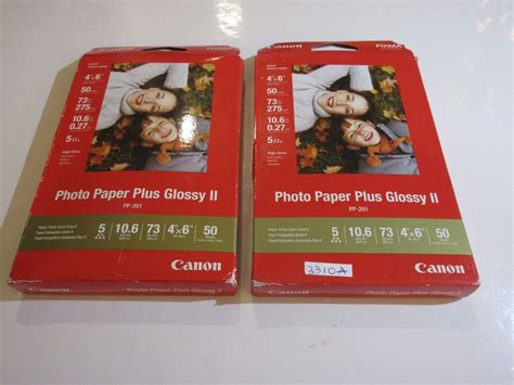 Lot Of Canon Pixma Photo Paper Plus Glossy Sheets Pp