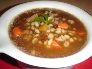 Soupe au boeuf et à l orge Recettes du Québec