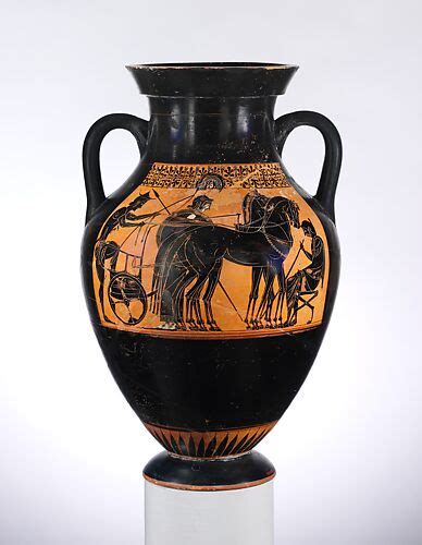 Attributed To The Manner Of The Lysippides Painter Terracotta Amphora