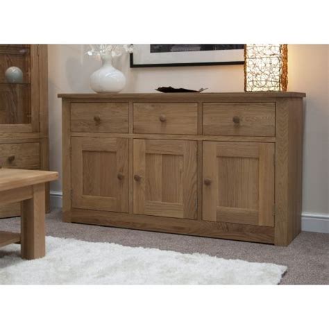 Torino Solid Oak Glass Display Cabinet Door Oak Furniture Uk