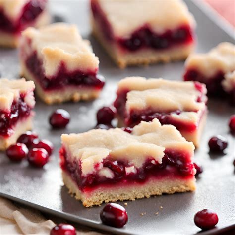 Cranberry Shortbread Bars