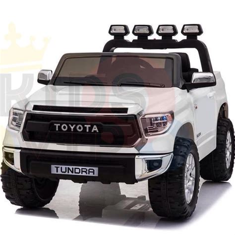 White Upgraded Licensed Eva Edition 2 Seater Toyota Tundra Kids Ride On