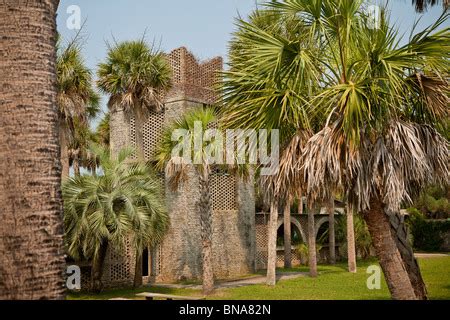 Atalaya castle a historic mansion in Huntington Beach State Park once the winter home of the ...