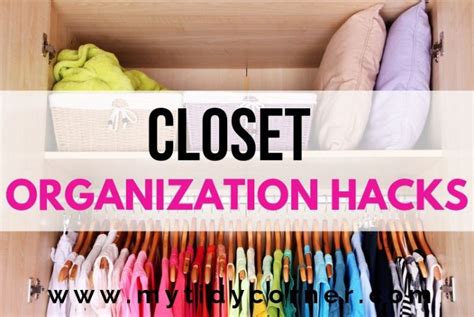 Closet Organization Hacks - 21 Ingeneous Tips and Tricks!