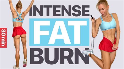 30 Min Standing Fat Burn Hiit Cardio Workout For Weight Loss Abs