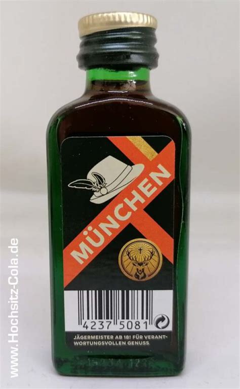 Jägermeister 0 02l München KLE Hochsitz Cola Jägermeistersammlung