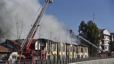 Incendio En El Antiguo Gaztetxe De Getxo