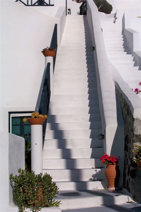 Staircase On Caldera Walk Santorini Pics4learning