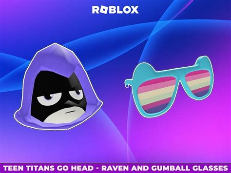 How To Get The Teen Titan GO Head Raven And Gumball Glasses In Roblox