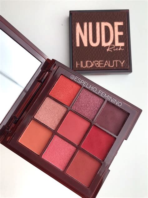 Paleta De Sombras Huda Beauty Nude Obsessions Rich 9 Cores Shopee Brasil