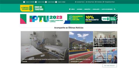 Iptu De Campina Grande Veja Como Acessar O Boleto Para Pagamento