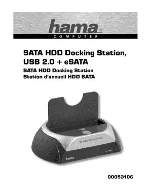 Fillable Online SATA HDD Docking Station Fax Email Print PdfFiller