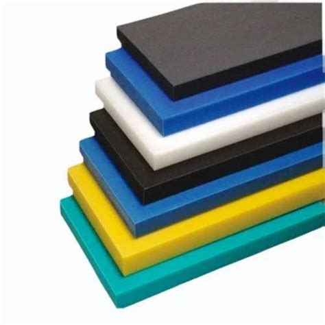 High Density Polyethylene Multicolor Retugular HDPE Sheet At 125