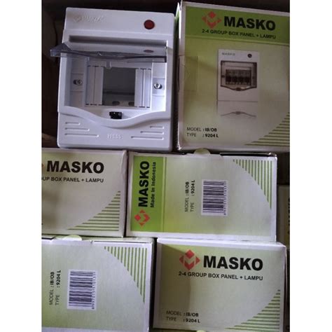 Jual Box Mcb Masko Isi Grup Tanam Tempel Shopee Indonesia