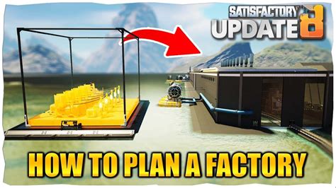 How To Plan Building Factories With Blueprints In Satisfactory Update 8