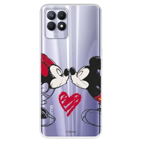 Funda Para Realme C Oficial De Disney Mickey Y Minnie Beso