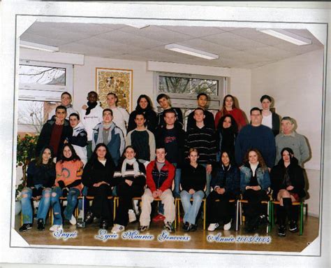 Photo De Classe Terminal BEP De 2003 Section D Enseignement