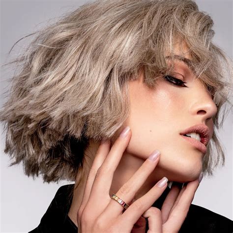 Trendy Messy Bob Hairstyles Female Hairstyle For Short Hair Pop