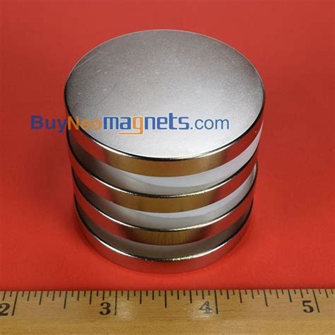 50mm Dia X 5mm Thick N52 Super Strong Disc Magnet Rare Earth Neodymium