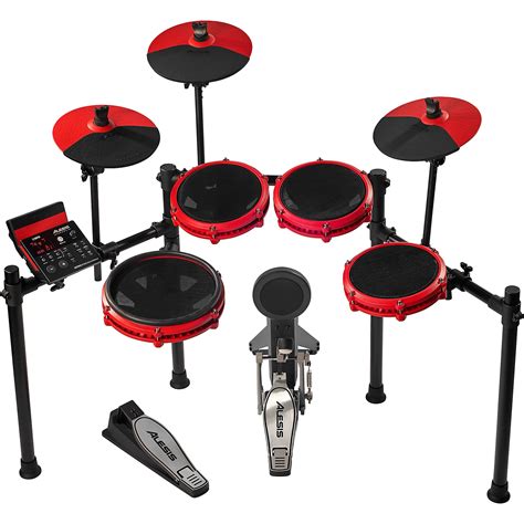 Alesis Nitro Max 8 Piece Electronic Drum Set With Bluetooth And Bfd