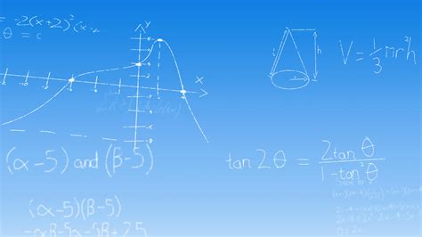 Vídeo Premium Animación de ecuaciones y fórmulas matemáticas flotando