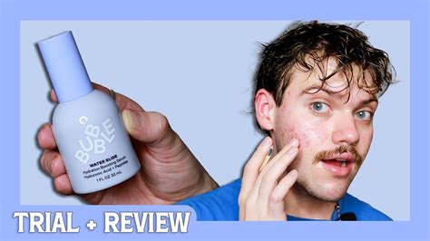 Bubble Water Slide Hydration Boosting Serum Trial Review Youtube