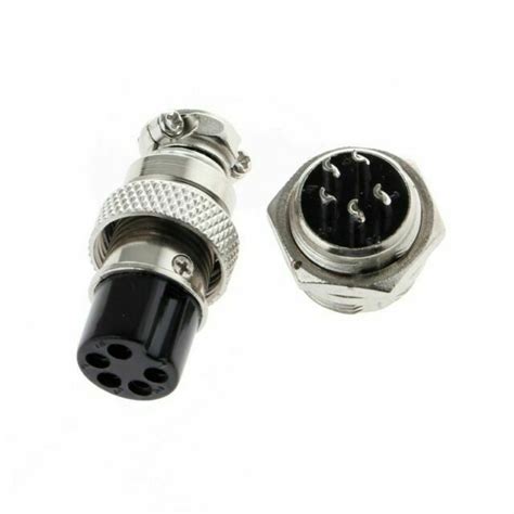 Probots GX16 Male To Female Aviation Plug 5 Pin Connector Buy Online India