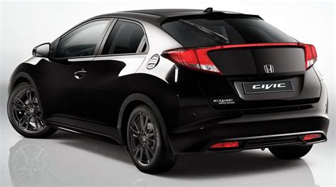 Honda Civic Black Edition Introduced In The Uk Honda Civic Black