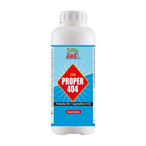 Buy Ebs Insecticide 250 Ml Profenofos 40 Cypermethrin 4 Ec Pack Of 4 Online In India At