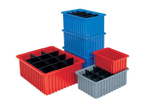 Akro Mils 33228 Akro Grid Slotted Divider Plastic Tote Box