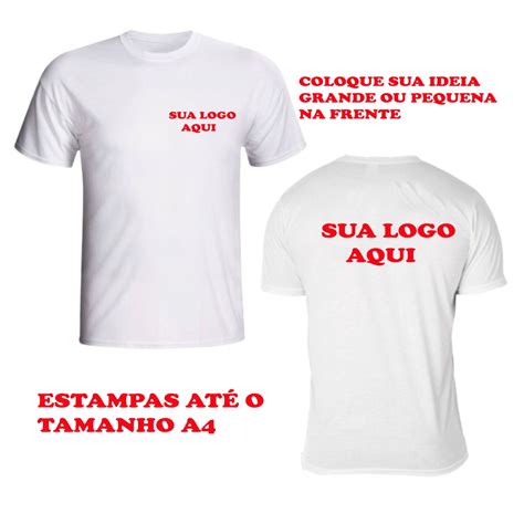 Camiseta Personalizada C Sua Estampa Logo Frase Foto Babylook