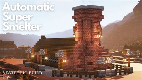 Automatic Super Smelter Minecraft Tutorial Java And Bedrock 120