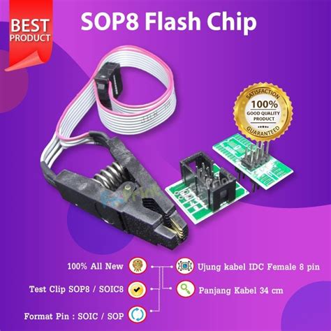 Sop Flash Chip Ic Test Clip Ic Eprom Eeprom Bios Rom Socket